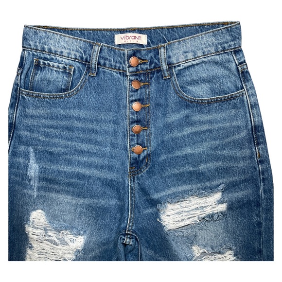 Virbrant M.i.u High-Waisted Wide Leg Jeans - Picture 4 of 7